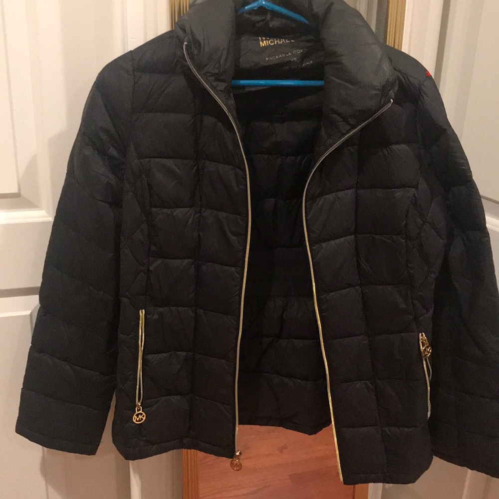 Black Michael Kors Down Jacket